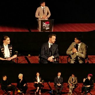 Cast and crew of Split at the AFI Film Festival.